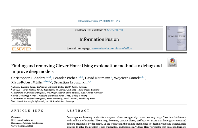 Finding and Removing Clever Hans: Using Explanation Methods to Debug and Improve Deep Models